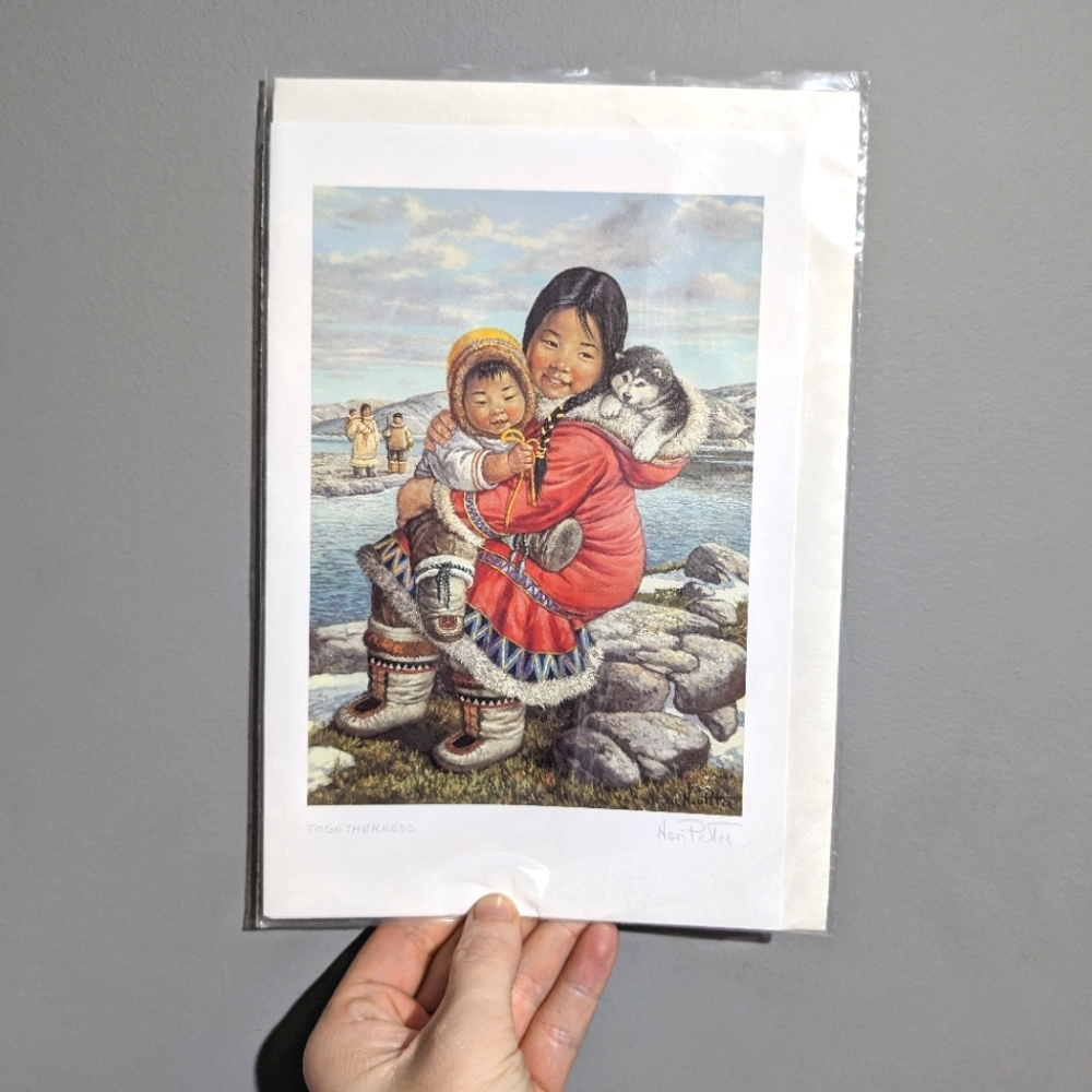 Nori Peter art card "togetherness"